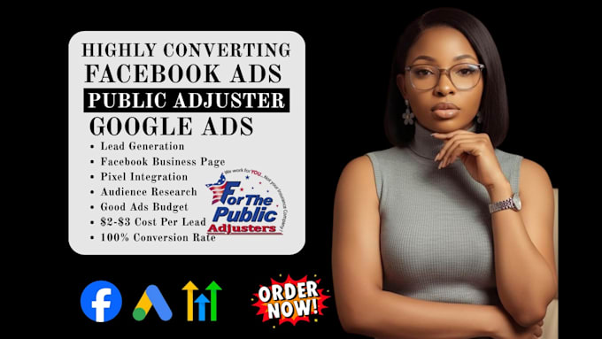 set up public adjuster lead ads home owners automation insurance claim funnel