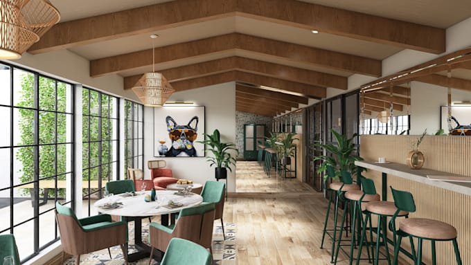 create an interior concept package for your business