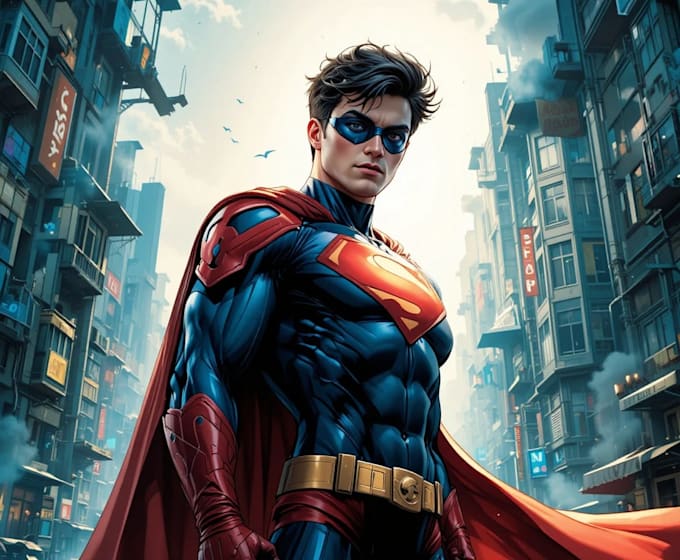 create detailed comic book cover artwork