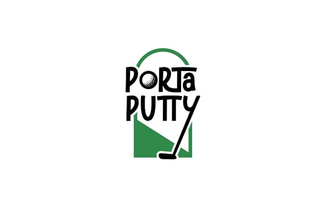 design bring fun playful mobile miniature golf logo