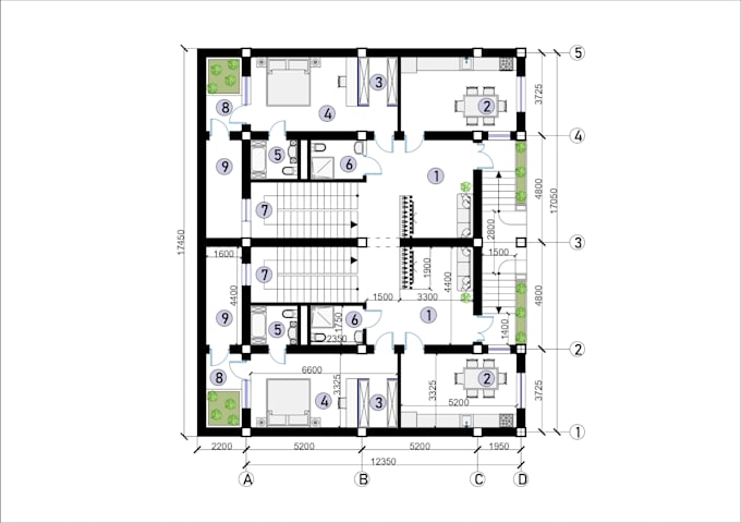 draw professional interior floor plans in autocad