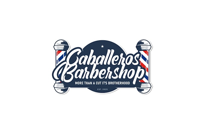 design design attract barbershop logo