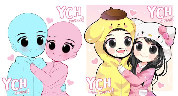 draw ych custom chibi avatar