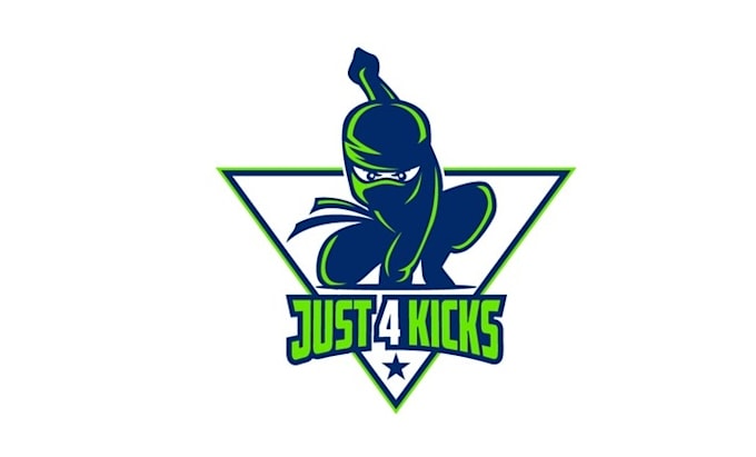 make mascot ninja both kids and moms logo