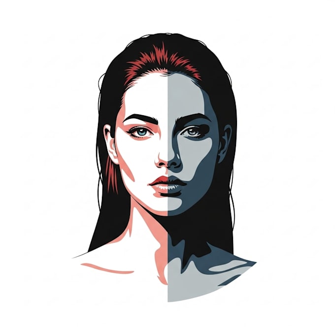 do a realistic portrait stencil for graffiti projects