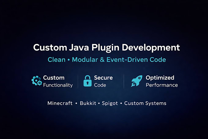code custom minecraft java plugins for your server