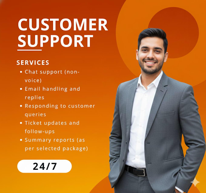 handle chat and email support as a virtual assistant