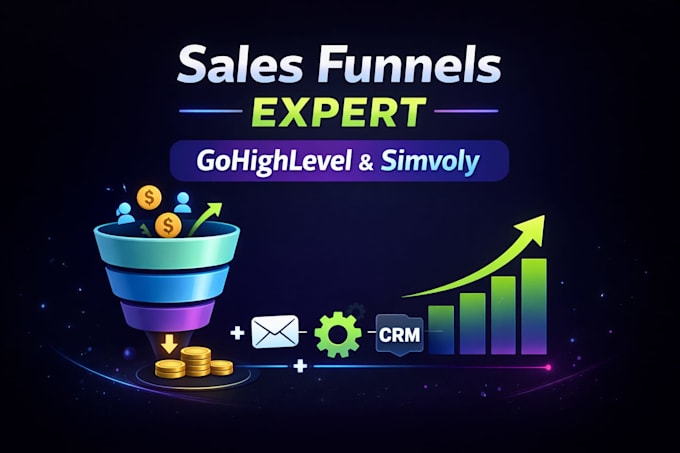 build sales funnel with gohighlevel and simvoly