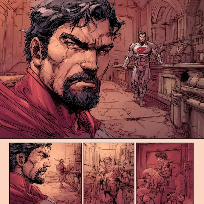 comic book illustration comic illustration supehero comic comic book