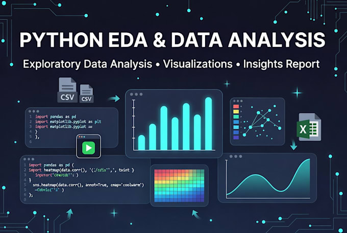 do  python eda, data analysis,  visualization, insight report