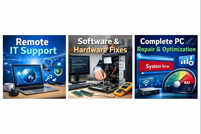 remote IT support for PC and windows