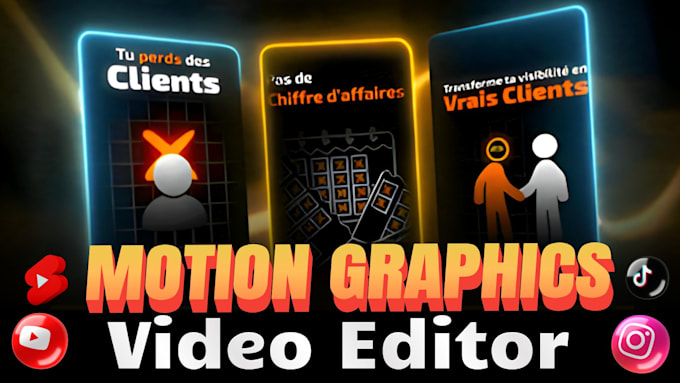 edit viral short form videos with motion graphics animation