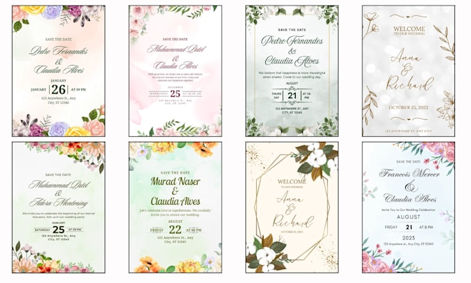 do wedding invitation funeral obituary card flyer design