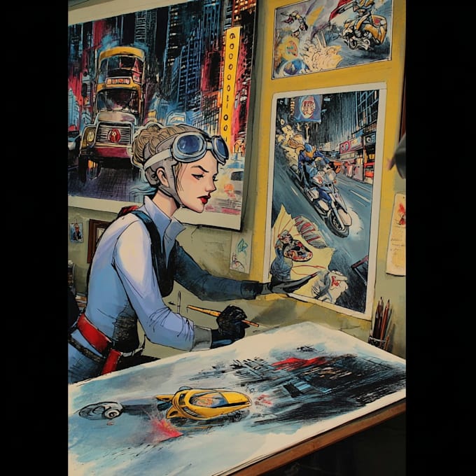 comic book professional artist