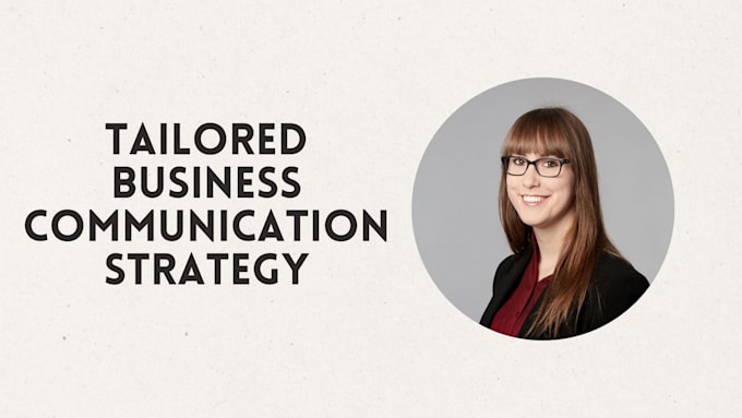 create the communication strategy for your business