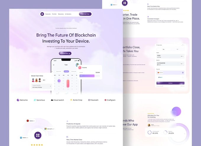 high converting landing page design