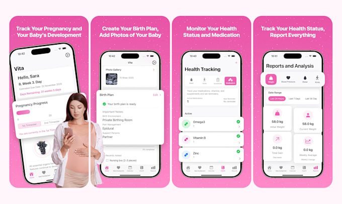 design screenshots for your mobile application
