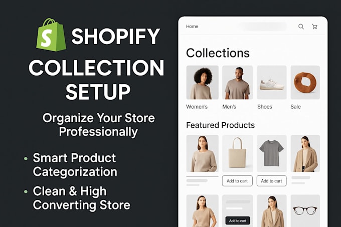 upload and organize products on your shopify store