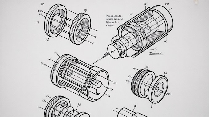 Line Scan Sensor Patent Drawing Make design or utility patent drawings, technical line drawing as per ...
