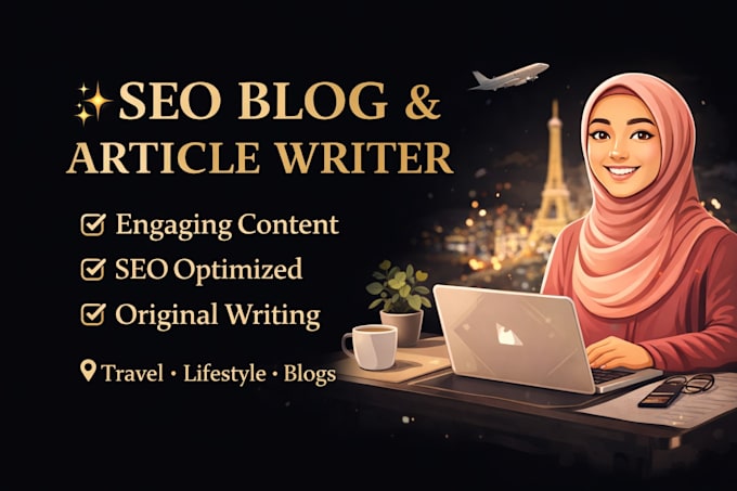 write SEO optimized blog posts and articles for your website