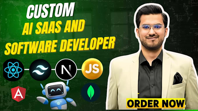 create custom ai powered software and saas web applications