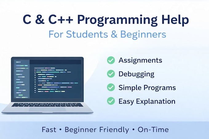 Help with c programming and basic coding assignments by Srijareddykarra ...