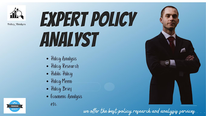 research and write a quality public policy brief or memo with analysis