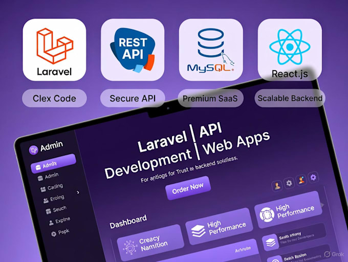 develop custom PHP laravel reactjs website and restful apis