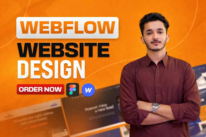 be your webflow developer for webflow website design