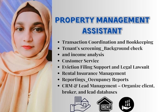 be real estate and property management assistant