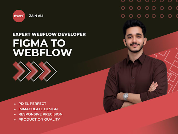 design and develop a pixel perfect webflow website
