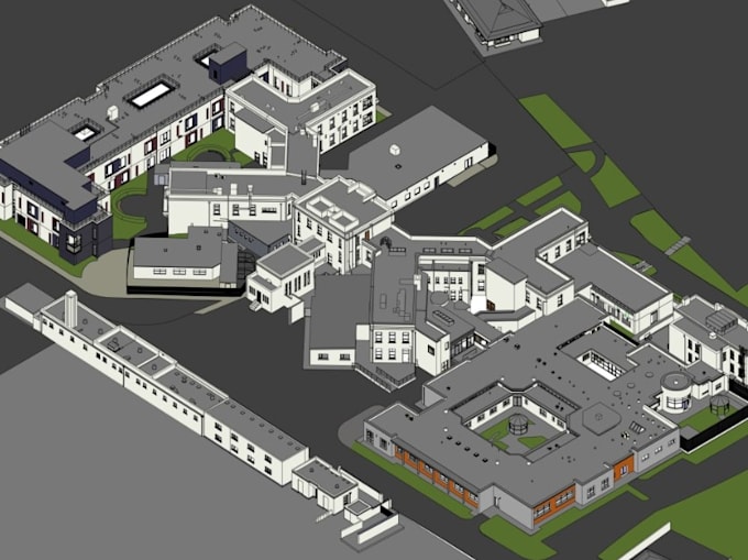 Revit as built file, complete building in revit architecture,lod 100 to ...