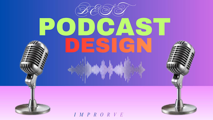 design a professional podcast cover art