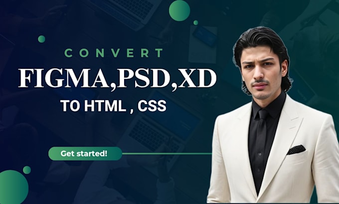 convert figma to HTML CSS, figma to react, psd to HTML