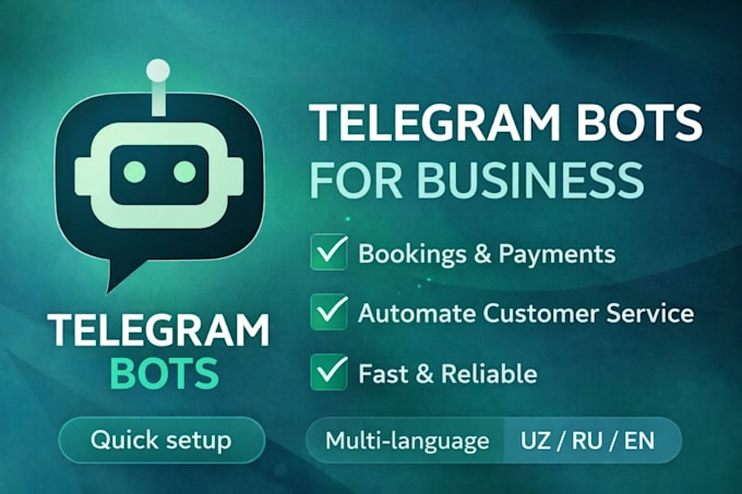 create a telegram bot and qr menu website for restaurants