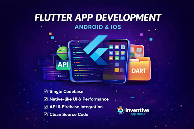build a flutter app for android and ios
