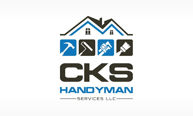 make unique roofing, home repair, remodeling, handyman logo