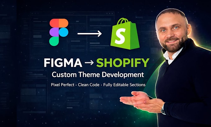 convert figma to shopify website, custom shopify development