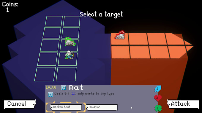 prototype a gameplay mechanic in unity, small scope