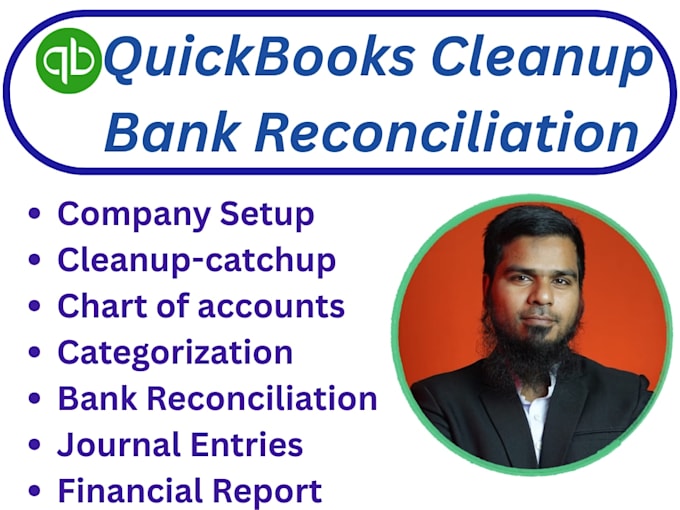 do monthly bank reconciliation and cleanup,catchup