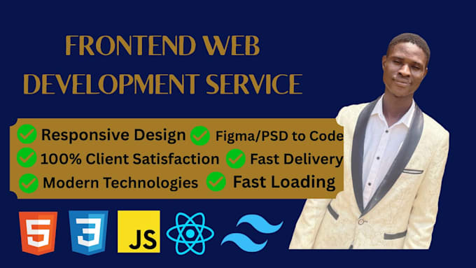 create responsive web pages from figma, PSD, xd, or canva