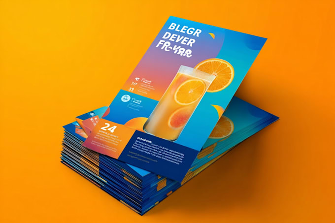 design a custom flyer to showcase your products or services