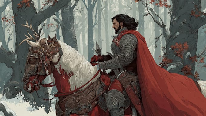 draw a fantasy illustration for you
