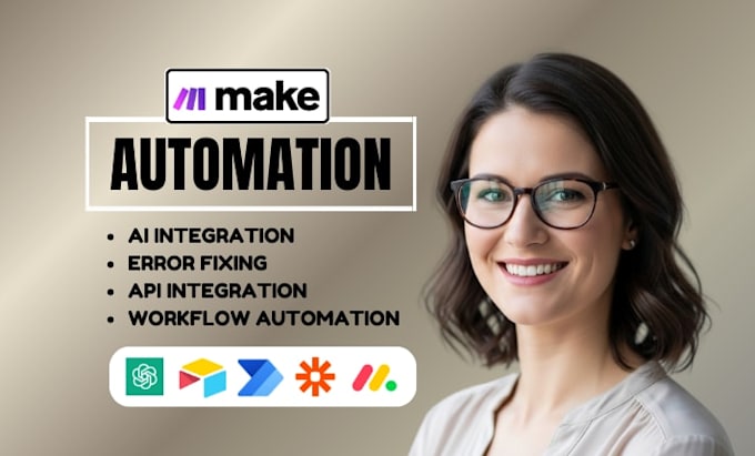 fix make com, made com setup make com automation, make automation, zapier expert