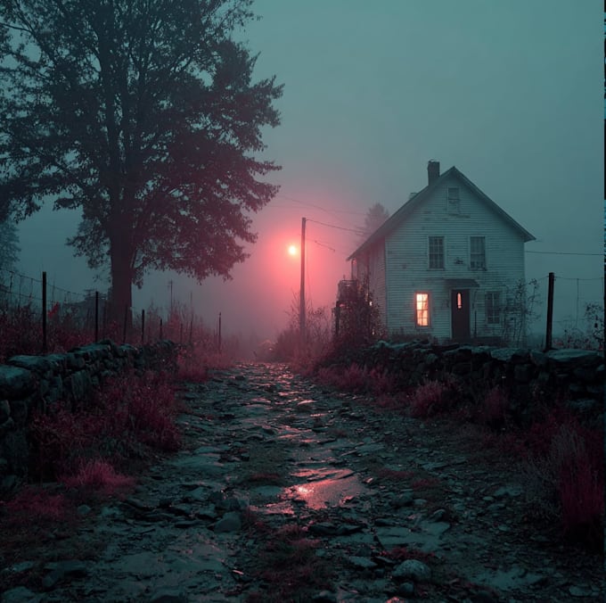 create horror and background
