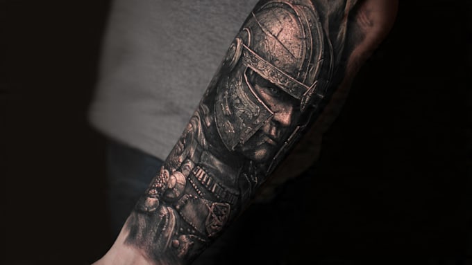 draw a realistic realism tattoo design for you