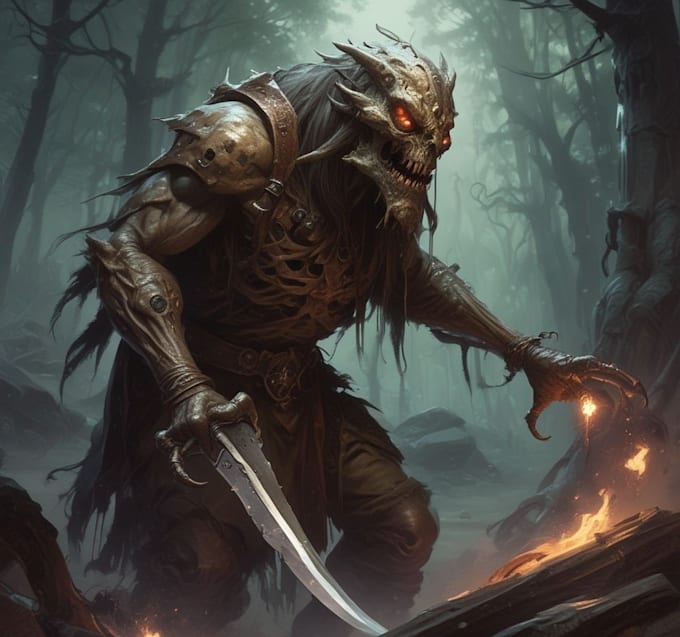 fantasy horror and fantasy horror character