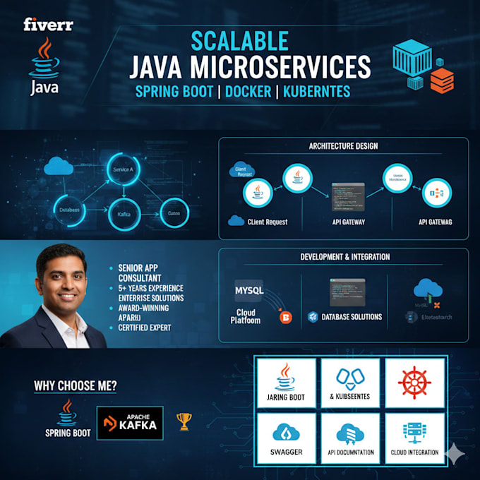 develop scalable java spring boot microservices with docker and k8s integrations