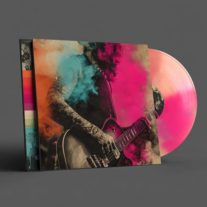 design album cover or single cover art