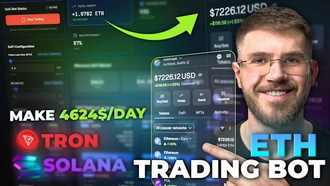 build dex arbitrage bots and triangular arbitrage bots on solana, bnb, ethereum
